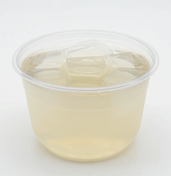 Cốc chè dừa dầm, chụp chính diện